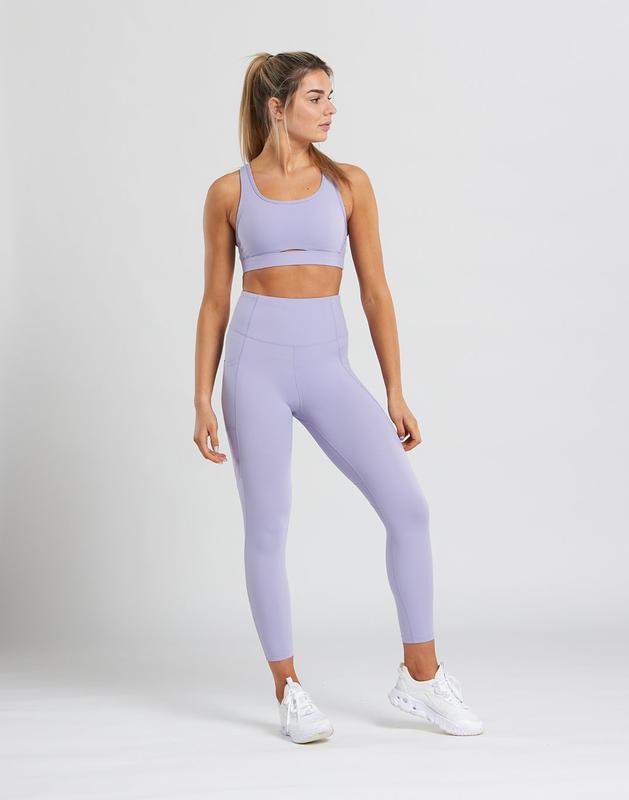 Swift Mesh Leggings in Lilac
