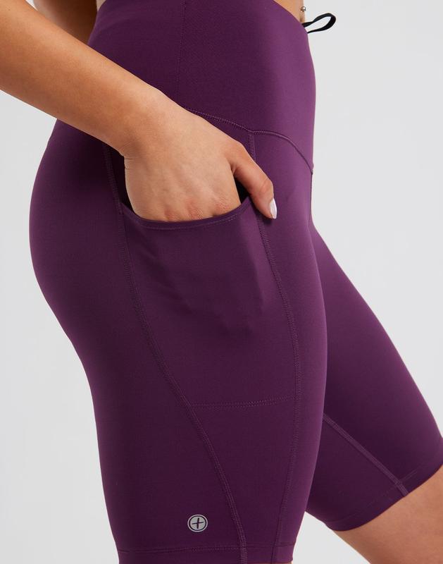 All-In Bike Shorts in Sangria