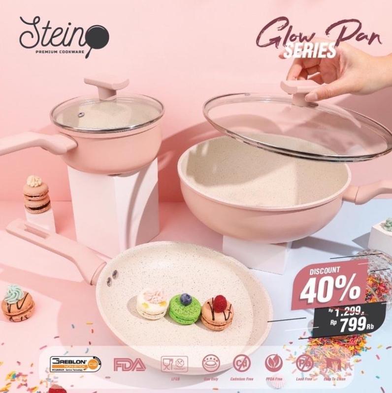Glow Pan Set Wok Frypan Sauce
