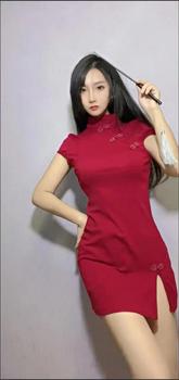 Product Review of Đầm Sườn Xám Cách Tân Phong Cách Retro Cho Nữ Dress Váy from A**w 1