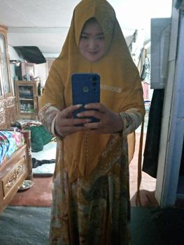 Product Review of Almira Gamis  Motif printing  Digital klok mayung Gamis pesta   Syari Muslim Kondangan from b**l 1