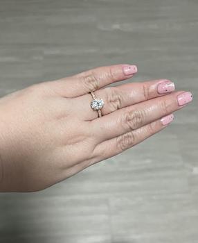 Product Review of 【#147 Promise Ring】2Carat Oval Moissanite Rings in 925 Sterling Silver from j**e 0