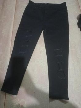 Product Review of Quần Jean Nữ AKJ L26 Lỡ 2 Nút Màu Đen Cotton Co Giãn (38-72kg) Women Jean from d**h h**n 8** 0