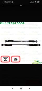 Product Review of WANNAFIT Pull Up Bar Door Chinning | Chin Up Tiang Angkat Badan | Alat Olahraga Rumah from M**e 0