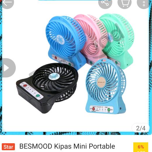 BESMOOD Kipas Mini Portable