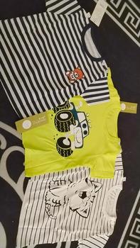 Product Review of [100% Cotton] Boy Cartoon Shirt (6m-5 Years Old) Baju Kanak Kanak Cotton Shirt for Kids Baju Budak Lelaki Perempuan from l**🇸 0