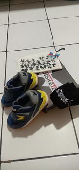 Product Review of WINSKETZ - Sepatu Anak Laki-laki dan Perempuan Olahraga Sekolah Casual Fashion Shoes Kids Original Premium - Neobie Navy from s**4 0