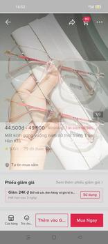 Product Review of Mắt kính gọng vuông nam nữ thời trang Trung Hàn K15 from n**3 0
