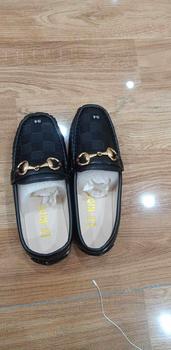 Product Review of ( T.ang 10c khẩu trang)  Giày Lười Da Mềm Dành Cho Bé Trai từ 1-9 tuổi Màu Nâu, Đen Kem from N**n D**u L**h 0