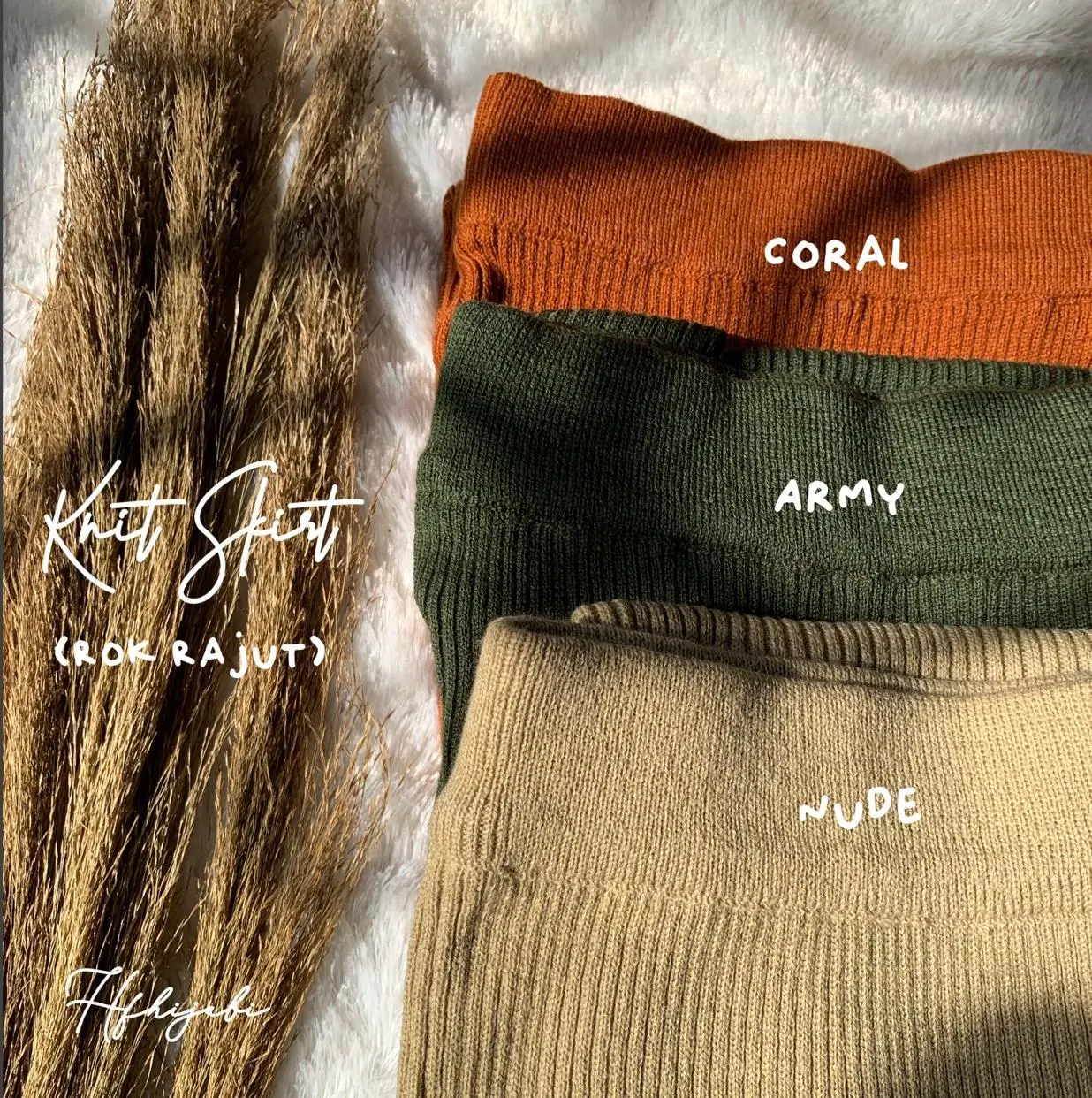 KNIT SKIRT (Rok Rajut)