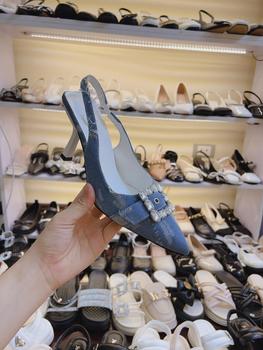 Product Review of (FORM NHỎ- LẤY LÊN 1 SIZE)Giày cao gót phale đá mặt trời bít mũi 9cm/7cm HALEY STORE mika trong suốt đi chơi đi tiệc đi làm đám cưới kỉ yếu from L**y 0