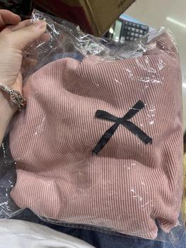 Product Review of Áo thun nữ baby tee đính nơ sang chảnh hottrend 2024 new best seller vải thun tăm co dãn bốn chiều dày dặn. Top from T**o P**1 2