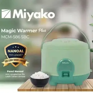 MAGIC COM MIYAKO MCM 586 SBC / rice cooker miyako mcm 586 sbc Penanak Pemanas