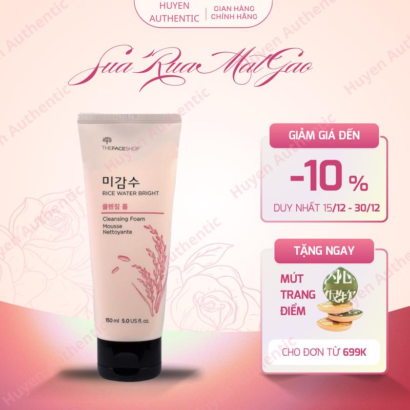 Sữa Rửa Mặt Gạo The Face Shop 150ml Dịu Nhẹ Lành Tính