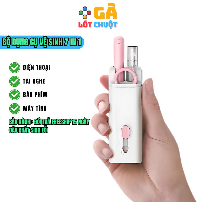 Bộ Dụng Cụ Vệ Sinh Đa Năng 7 in 1 – Dành Cho Laptop, Bàn Phím, Tai Nghe,, Điện Thoại