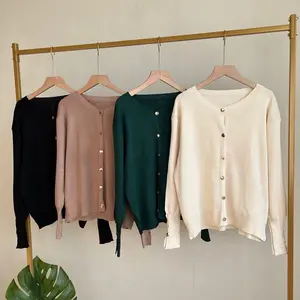 alika cardi Cardigan rajut wanita polos basic alika cardi atasan baju rajut viral