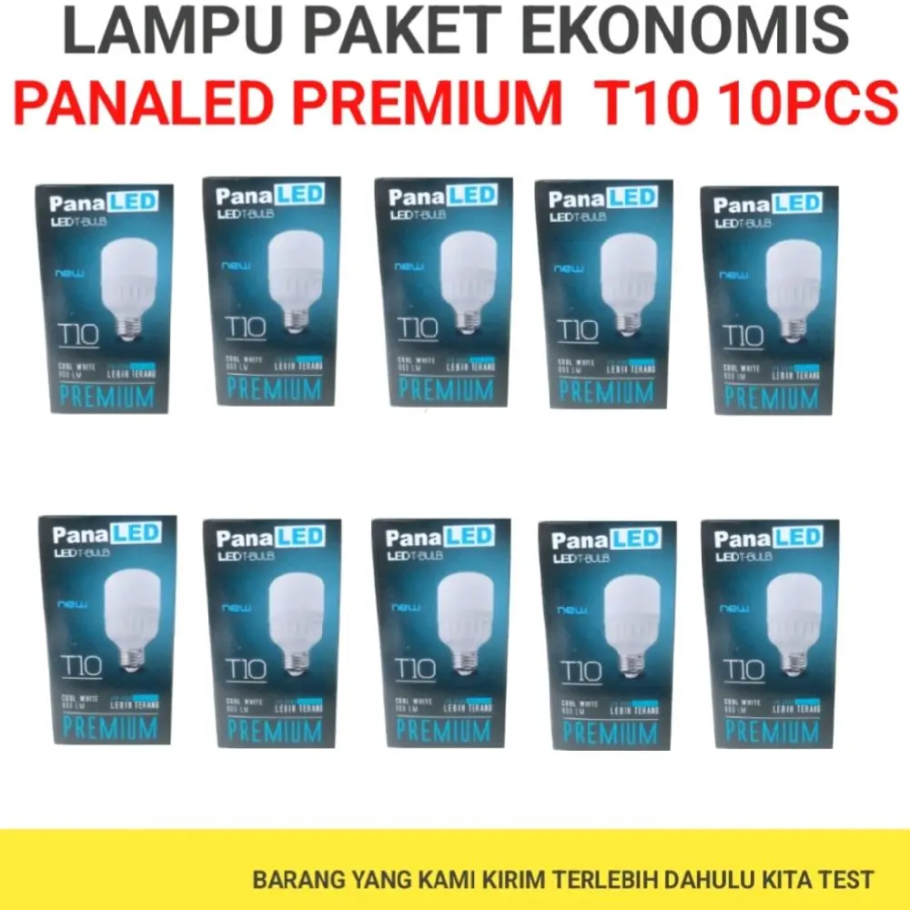 PanaLED BULB Premium Paket grosir isi 10 pcs T5,T10,T15,T20,T30,T40