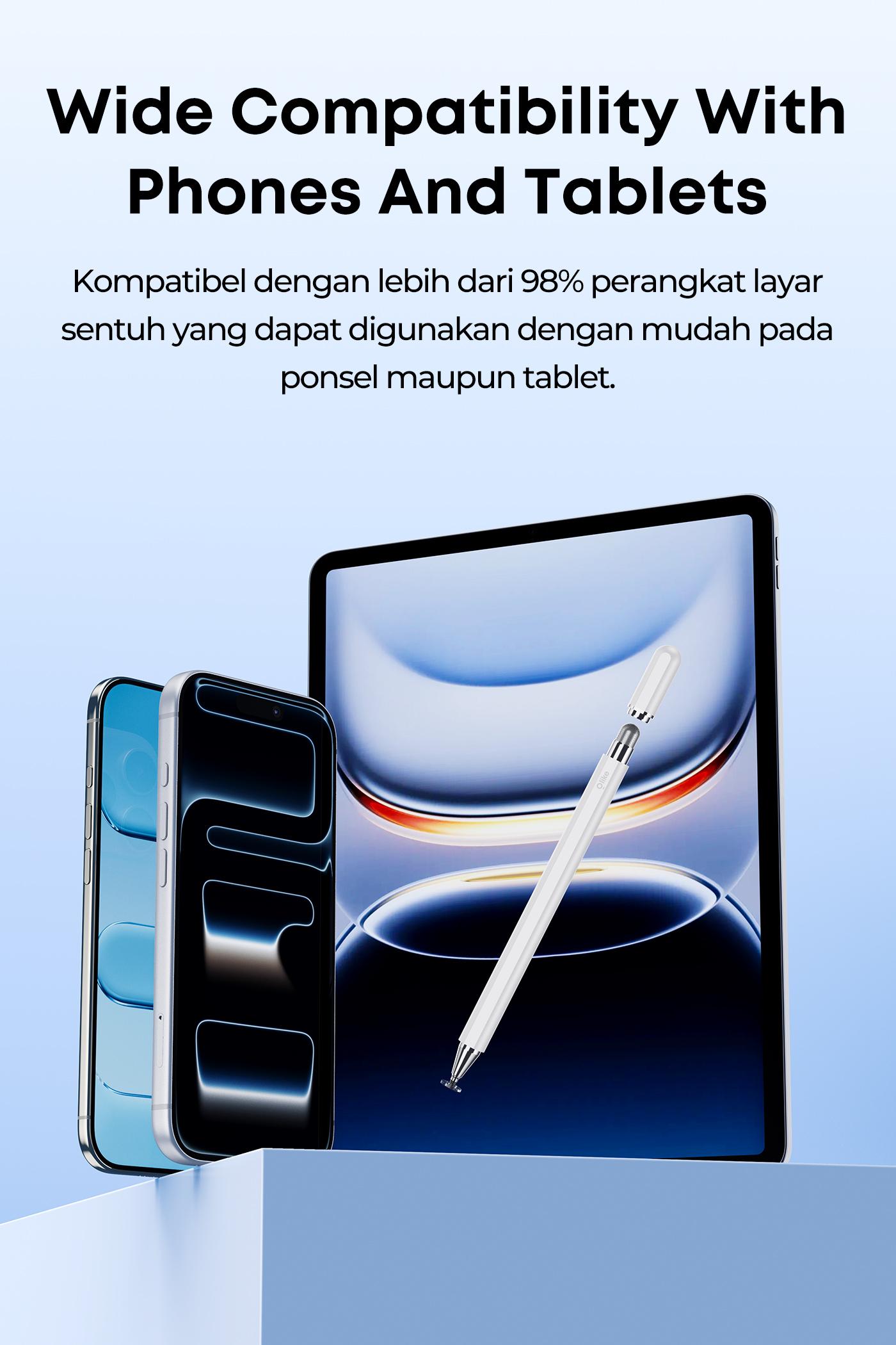 Olike Stylus Pen PN2 Universal Stylus Pensil 2 in 1 Multi Mode Magnetic Adsorption No delay