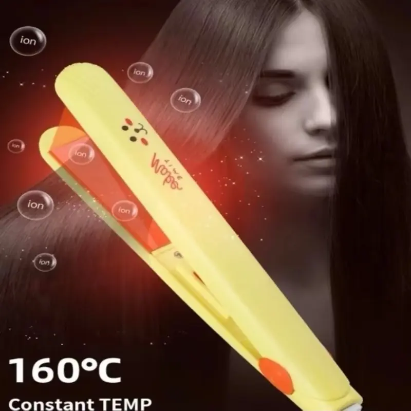 Catok rambut karakter 2in1 | catok mini 2in1 20w | catokan keriting lurus portable | banyak warnaa 4