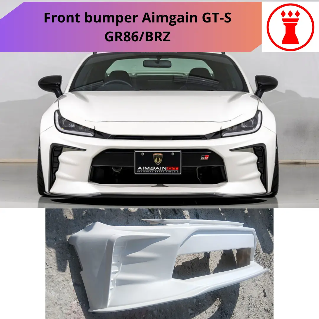bodykit bumper depan gr86/brz aimgain gt-s normal fender version