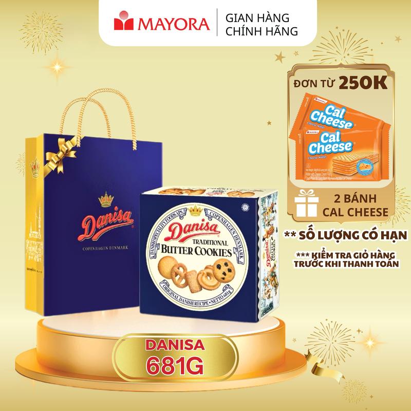 BÁNH QUY BƠ DANISA HỘP 681G