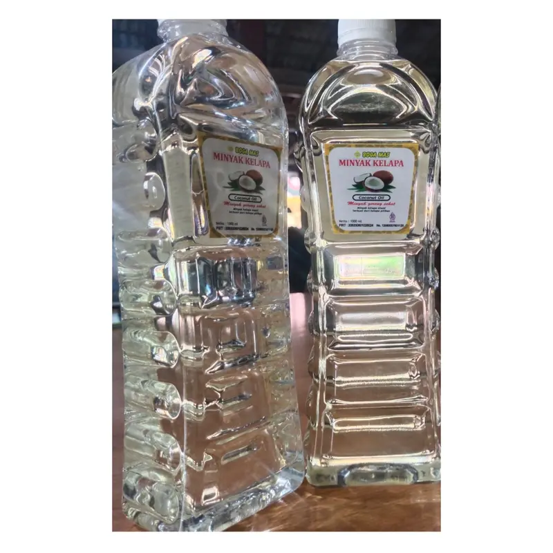 Paket Hemat Isi 2 Botol Minyak Goreng Kelapa Sehat 1 Liter Per Botol [2 LITER (2000ML)] Coconut Coocking Oil (Minyak Goreng Kelapa 2 L) 2