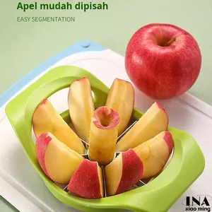 Pemotong Buah Apel Multifungsi Core Separator Slicer Remover Kitchen Fruit Cutter Gadget Kreatif Dari Plastik Tahan Lama