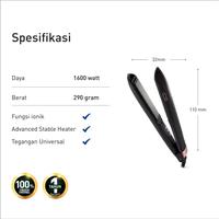 Gambar Panasonic EH-HV70-K415 Hair Straightener Ceramic Plate (Keratin and Coconut Oil Infused) + Volumizer Plate - Black dari Panasonic Indonesia Kota Bekasi 5 Tokopedia