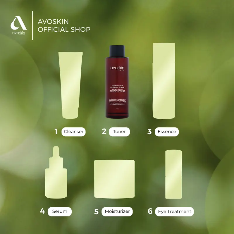 [Buy 1 Get 3] Toner Avoskin Miraculous Refining 100ml-AHA BHA PHA-Eksfoliasi Kulit (NFS Product by Claim) 6