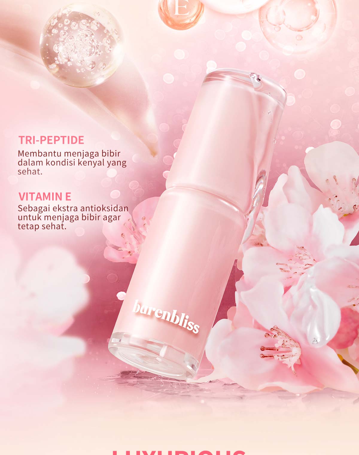 BNB barenbliss Gold Makes Gorgeous & Silver Makes Stunning Lip Balm | Lip Balm Glossy, Pelembab Bibir, Anti Bibir Kering