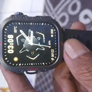 【Jaminan kualitas】Jam tangan pintar premium dengan fitur Dynamic Island, pemantauan detak jantung dan oksigen darah, panggilan Bluetooth, dua tali jam, cocok untuk olahraga luar ruangan, modis dan elegan—hadiah terbaik untuk teman