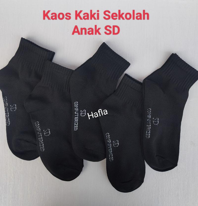 Product Introduction of (Pilih Warna)3 Pasang Kaos Kaki Sekolah Anak SD Putih Hitam Katun Tebal Halus Fashion 19