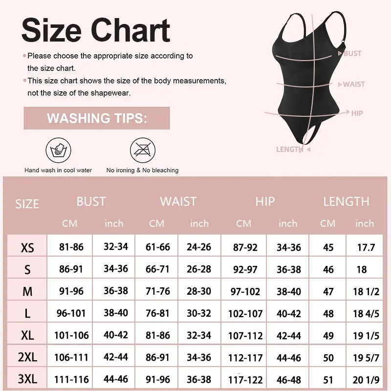 Women Sexy Shapewear Bodysuit Soft Full Body Shaper Tummy Control Thong Butt Lifter Corset Waist Trainer Underwear Hook Eyes Crotch Camisole Adjustable Strap Lingerie 5 Colors Available,2025 Spring 7