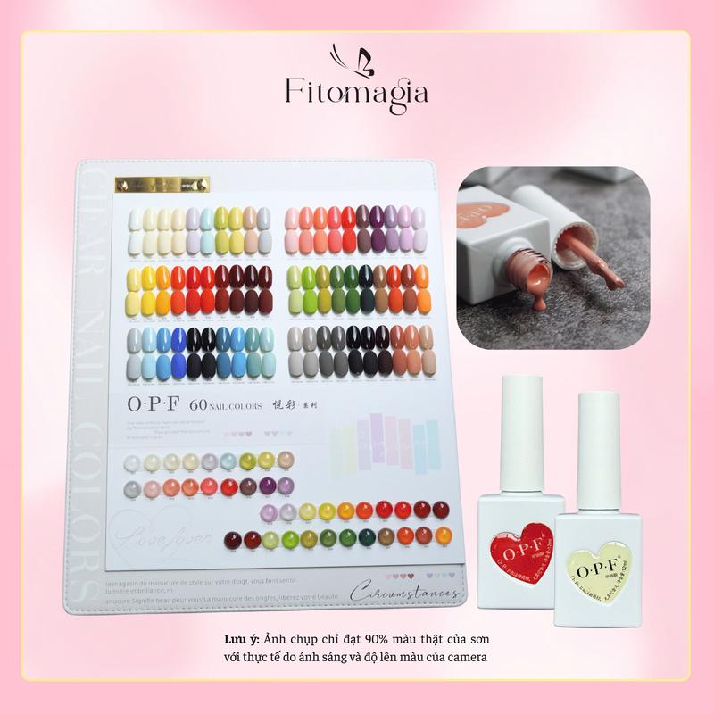 [GIÁ SỐC TRONG LIVE] Set 60 Màu Sơn Gel OPF Cao Cấp - Phù Hợp Dành Cho Các Tiệm Nail, Màu Đẹp, Lên Màu Chuẩn + Tặng Kèm Bảng Màu