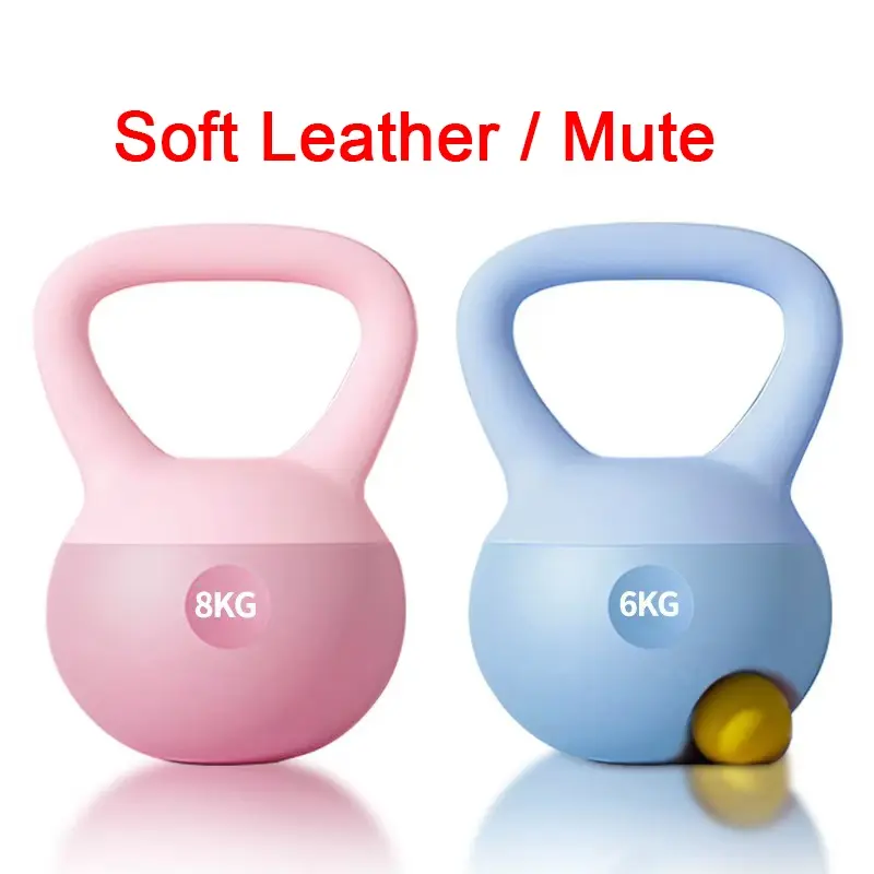 Kettlebell 4kg/Olahraga Kebugaran/Tahan Aus dan Anti-Bentur/Peralatan Kebugaran Rumah/bawah getah kettlebell  soft 2