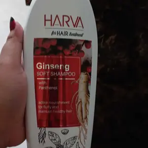 HARVA Shampoo Ginseng Soft & Smooth 600ML | Haircare 2in1 Shampoo Conditioner Anti Rontok Menutrisi Rambut Menguatkan Akar Rambut Halus Lembut Sehat
