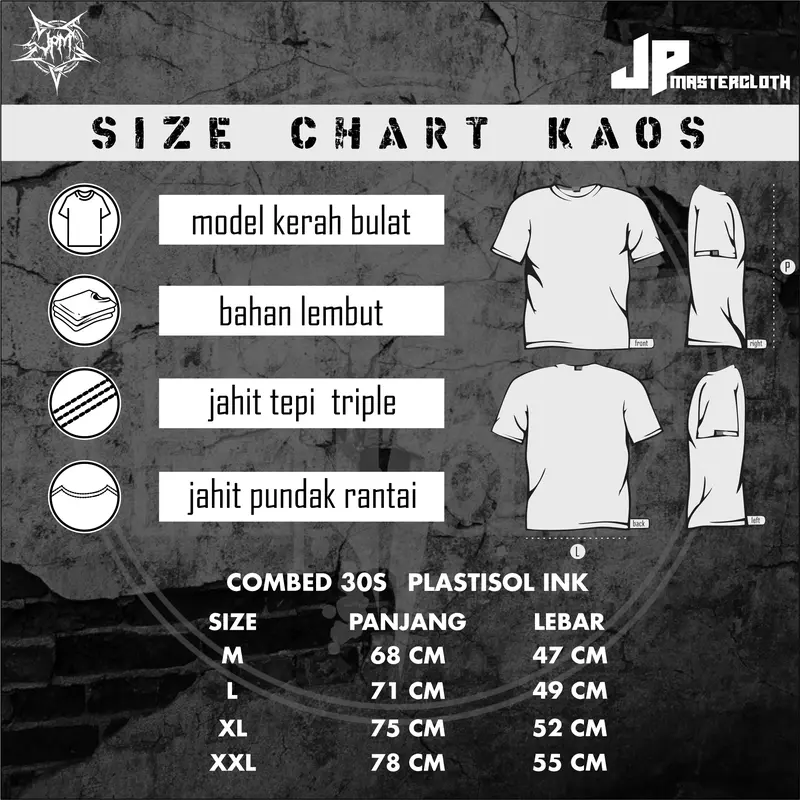 Kaos Broeder Schap Tengkorak Plastisol Ink 4