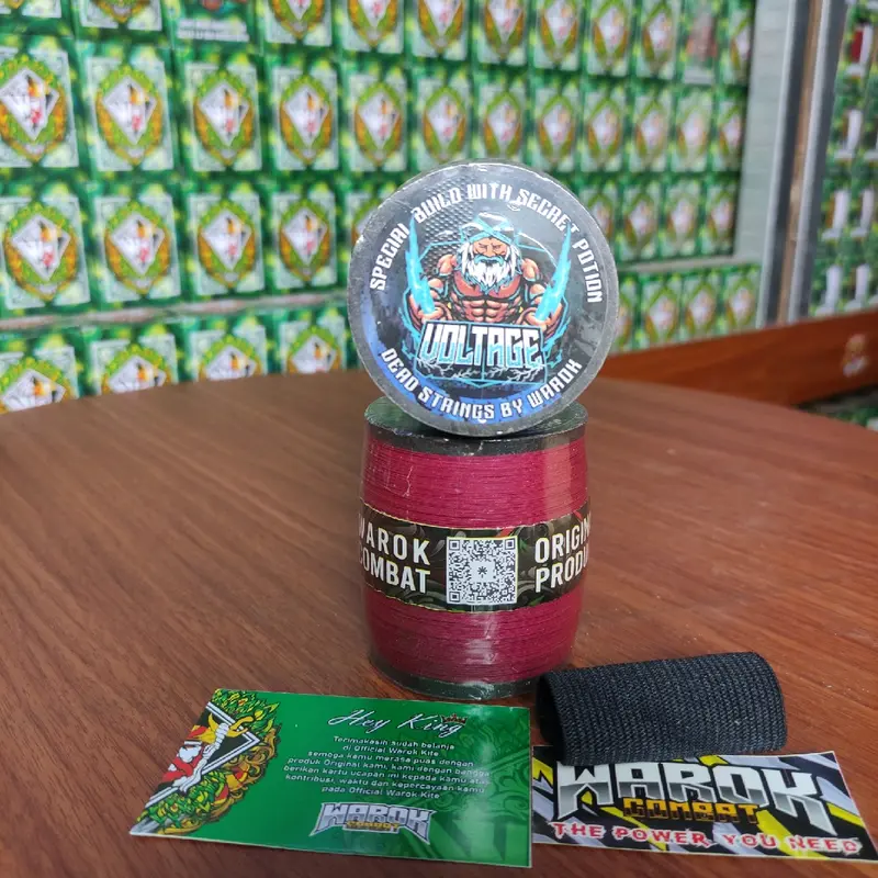 Gelasan Warok matot VOLTAGE bahan putih 1200 yard by warok kite 5