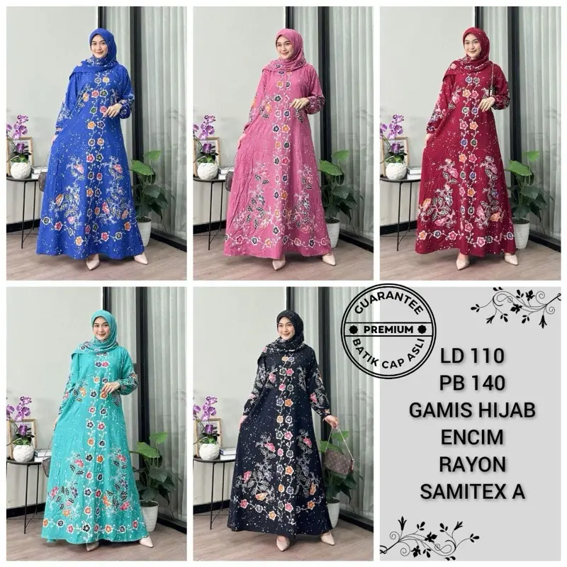 Set gamis hijab Babarpindo Setorjoan Set Hijab LD 110 Pb 138 || gamis set hijab Busui Friendly Bahan Rayon Premium Nyaman - Dress Mewah Muslim Ibu Menyusui Panjang bahan  Lembut bisa COD 4