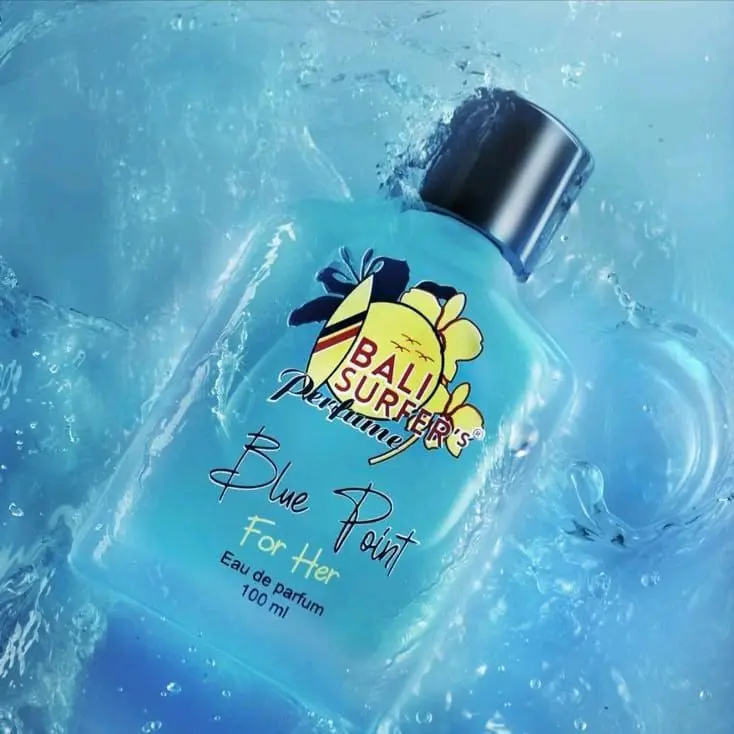 Parfum Bali Surfers Blue Point for Her Eau De Parfum 100 ML - Aroma Citrus, Fruity, dan Oceanic - Elegan Perfume Wanita
