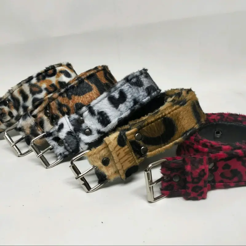 belt leopard sabuk pria wanita motif macan ikat pinggang pria motif leopard gesper skena termurah 1