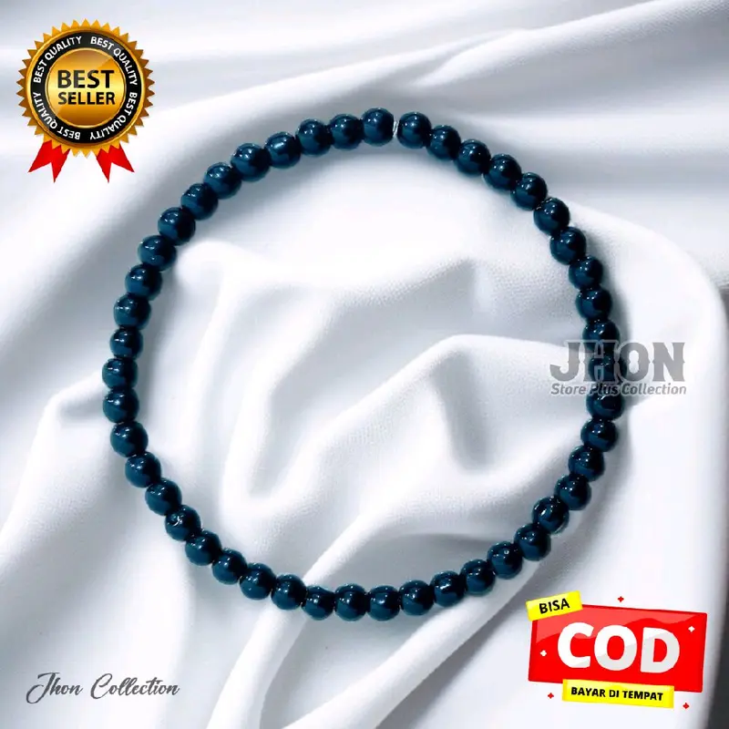 Gelang Black Onyx Untuk Pria dan Wanita | Aesthetic Bracelet | Gelang Trendy | Jhon Store Collection kupu 7