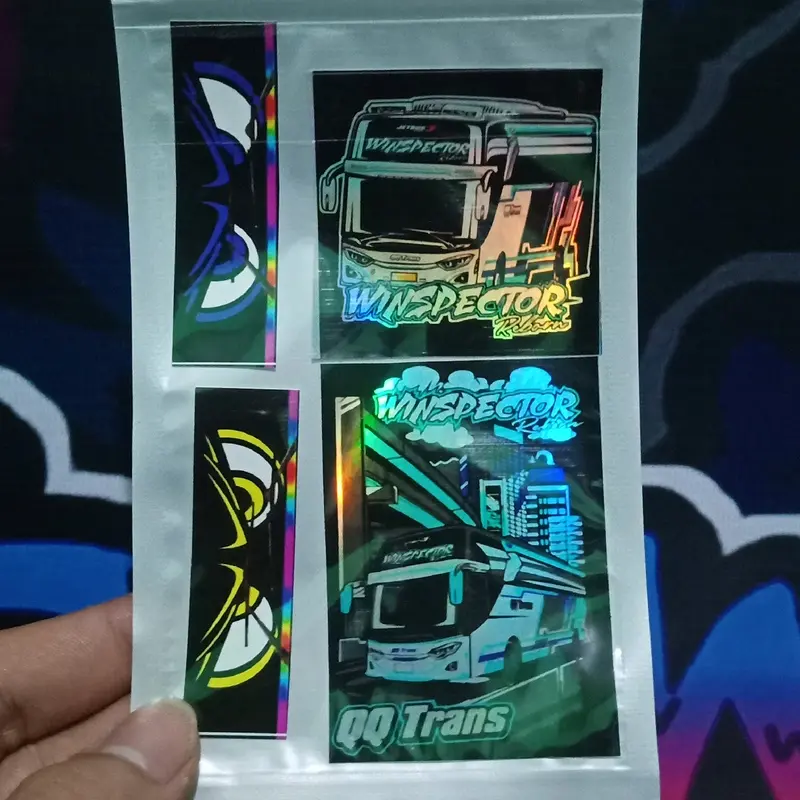 Stiker Bus Winspector, Stiker Winspector, stiker bis winspector Kendaraan 1