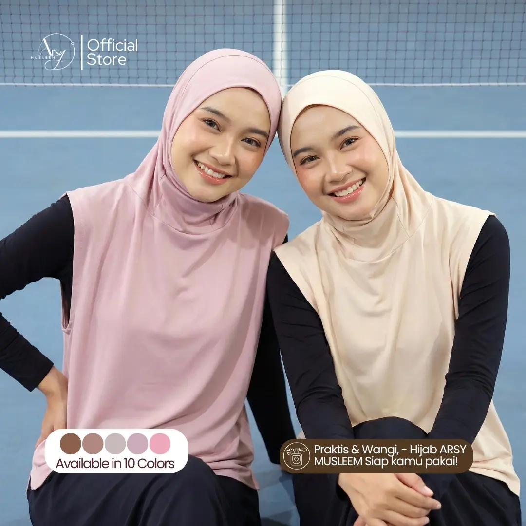 BY.ARSY Aldira Outer Hijab Sport Tanpa Label