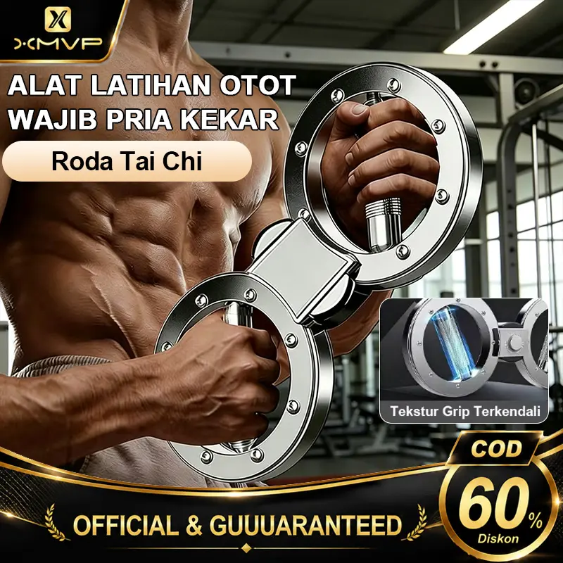 XMVP Speed Arm Trainer / Alat Latihan Lengan & Pergelangan Tangan - Model Terbaru, Tahanan Dapat Diatur, Multifungsi untuk Latihan Tinju & Fitness di Rumah.