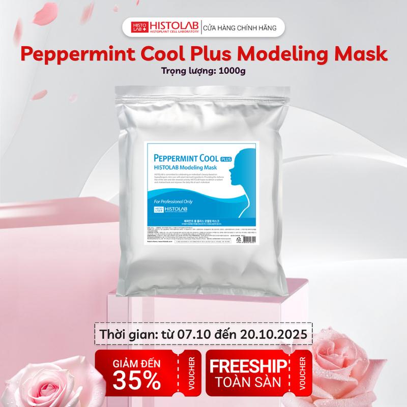 Mặt Nạ Dẻo Hỗ Trợ Thu Nhỏ Lỗ Chân Lông HISTOLAB Peppermint Cool Plus Modeling Mask 1000g
