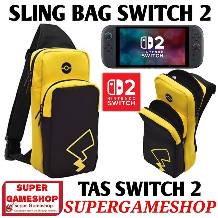 Gambar Switch 2 Tas Pikachu Nintendo Switch 2 Sling Bag Nintendo Switch 2 Travel Bag Switch 2 dari Super-Gameshop.id Kota Administrasi Jakarta Pusat Tokopedia