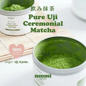 Noomimatcha Pure Uji Ceremonial Matcha Powder 50gr | 100% Pure Matcha No Additional