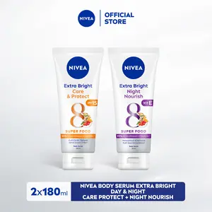 [SPECIAL PRICE!] NIVEA Body Serum Extra Bright Day & Night - Care Protect+Night Nourish