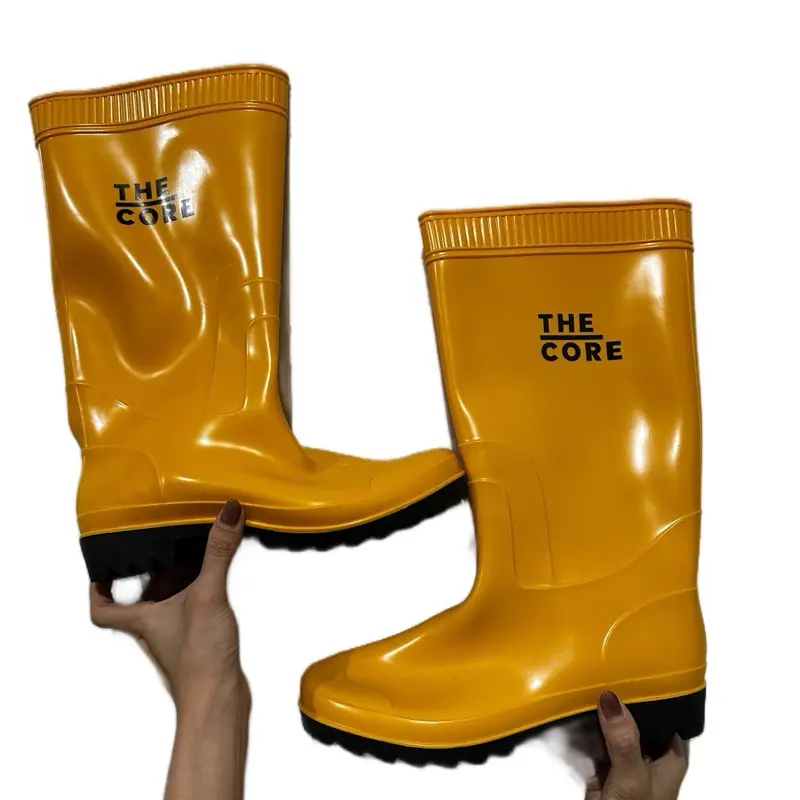 Sepatu Boots Proyek Merk The Core Serbaguna Safety Pria Hitam, Shoes,  Kerja, Besi KUNING 39